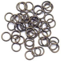 open jump rings round alloy bronze tone for charm necklaces jewelry diy accessories