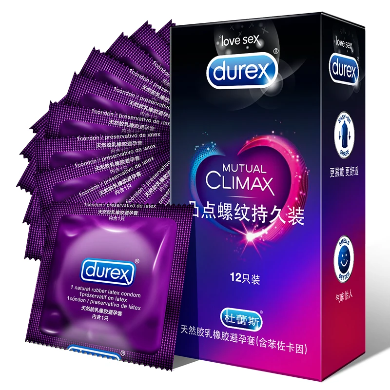 Durex специальные презервативы взаимный климакс XXL безопасная задержка рифленые