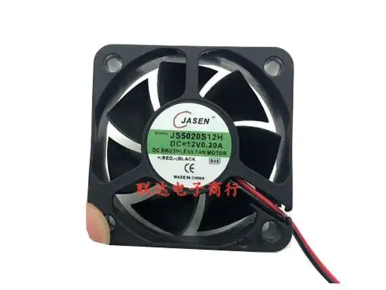 Двухпроводный Вентилятор охлаждения сервера JASEN JS5020S12H DC 12 В 0.20A 50x50x20 мм