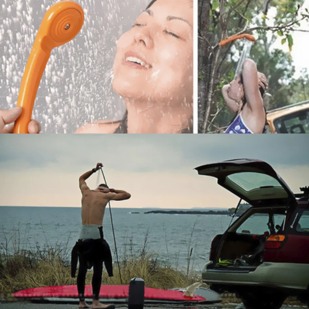 

DC 12V Car Washer Outdoor Camping Travel Shower Universal Portable Car Shower Cleaning Tool Car Washing with Cigarette Lighter