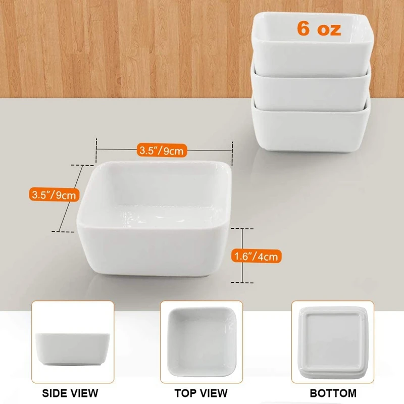 

New 3 Compartment Creamic Snack Tray,with Bamboo Lids and Pallets ,Removable Moisture-Proof Bowls for Snacks,Condiments,Food
