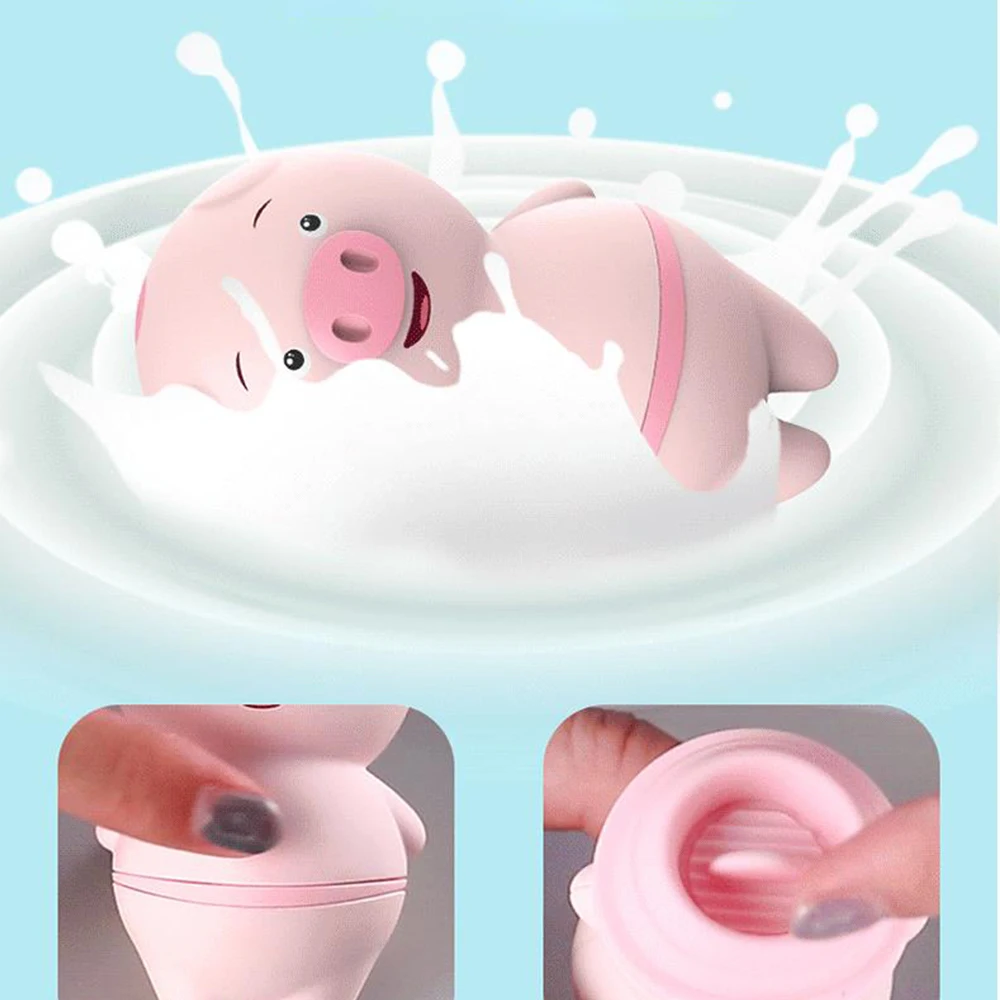 Вибратор VETIRY с милой Свинкой лизание языка вибратор интимные игрушки для женщин