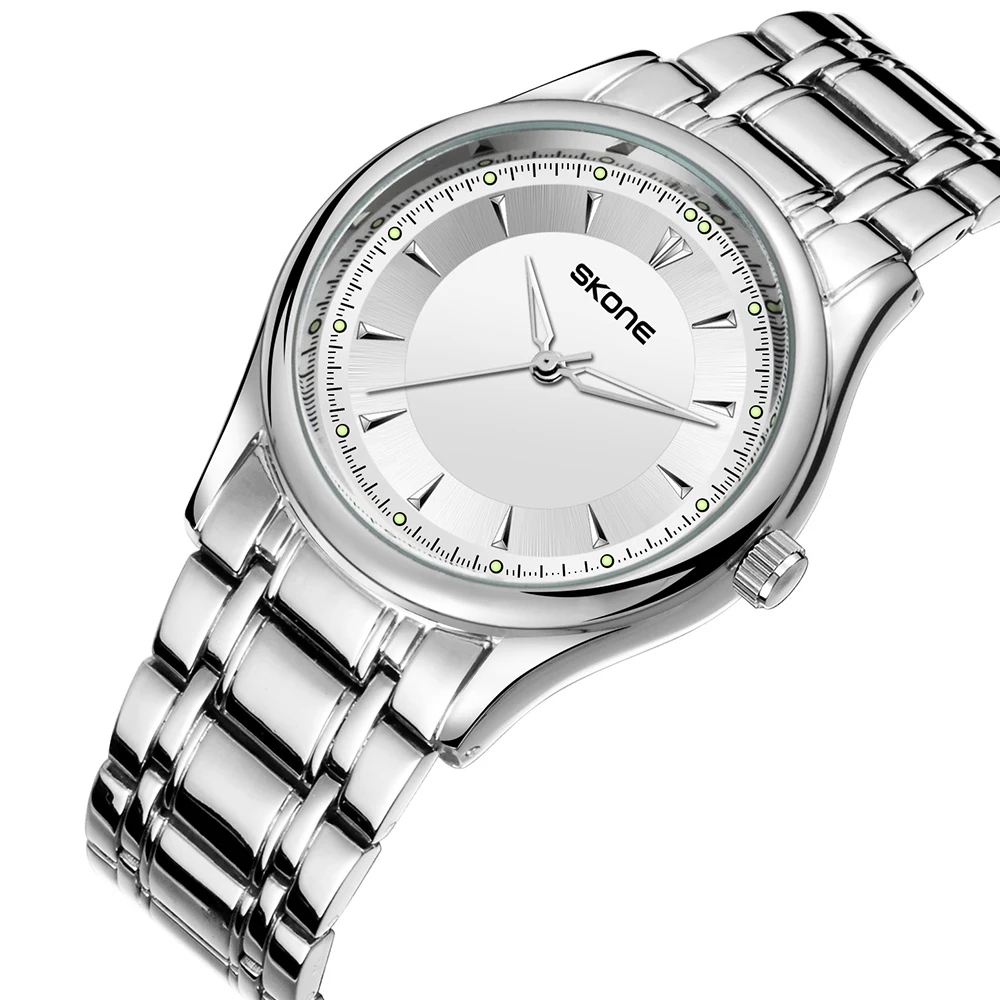 SKONE Для мужчин новый Бизнес часы Мужчин's Элитный бренд Водонепроницаемый