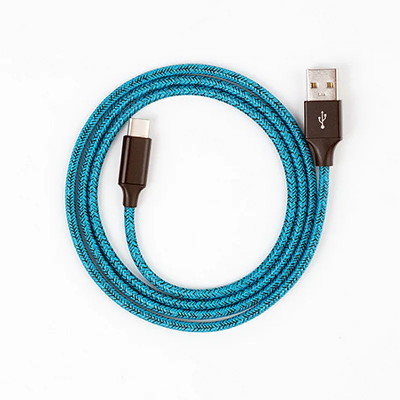 Новый Плетеный usb кабель из пеньковой веревки типа C 1 м/2 м/3 м для синхронизации