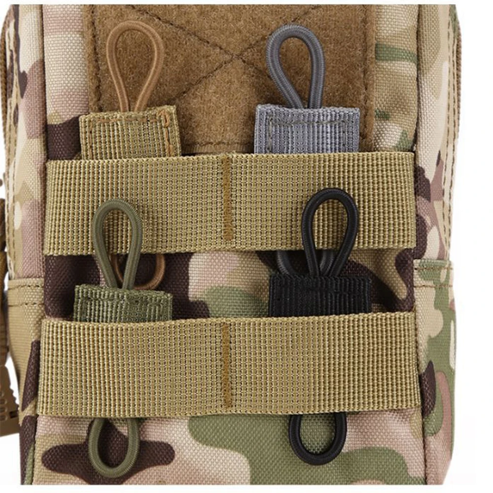 4 шт. Тактический Эластичный Molle ленточку с пряжкой тактический вязка фиксатор