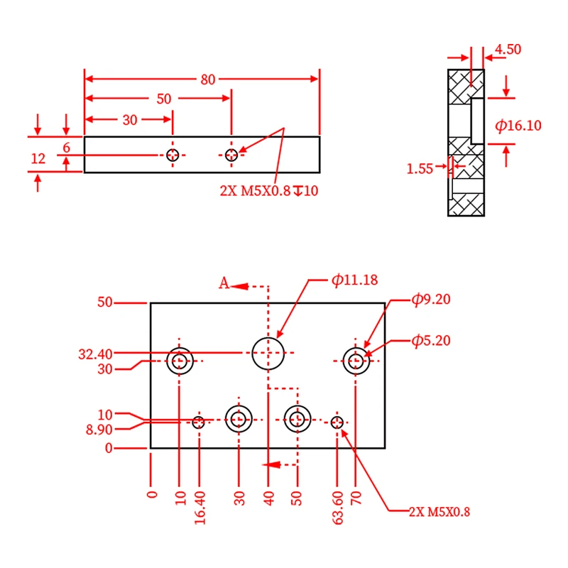 Свинцовый винт T8 Z Axis 3d принтер открытая сборка Z-axis Diy c-луч CNC раздвижной стол 300 мм 400 мм 350 мм линейный привод комплект