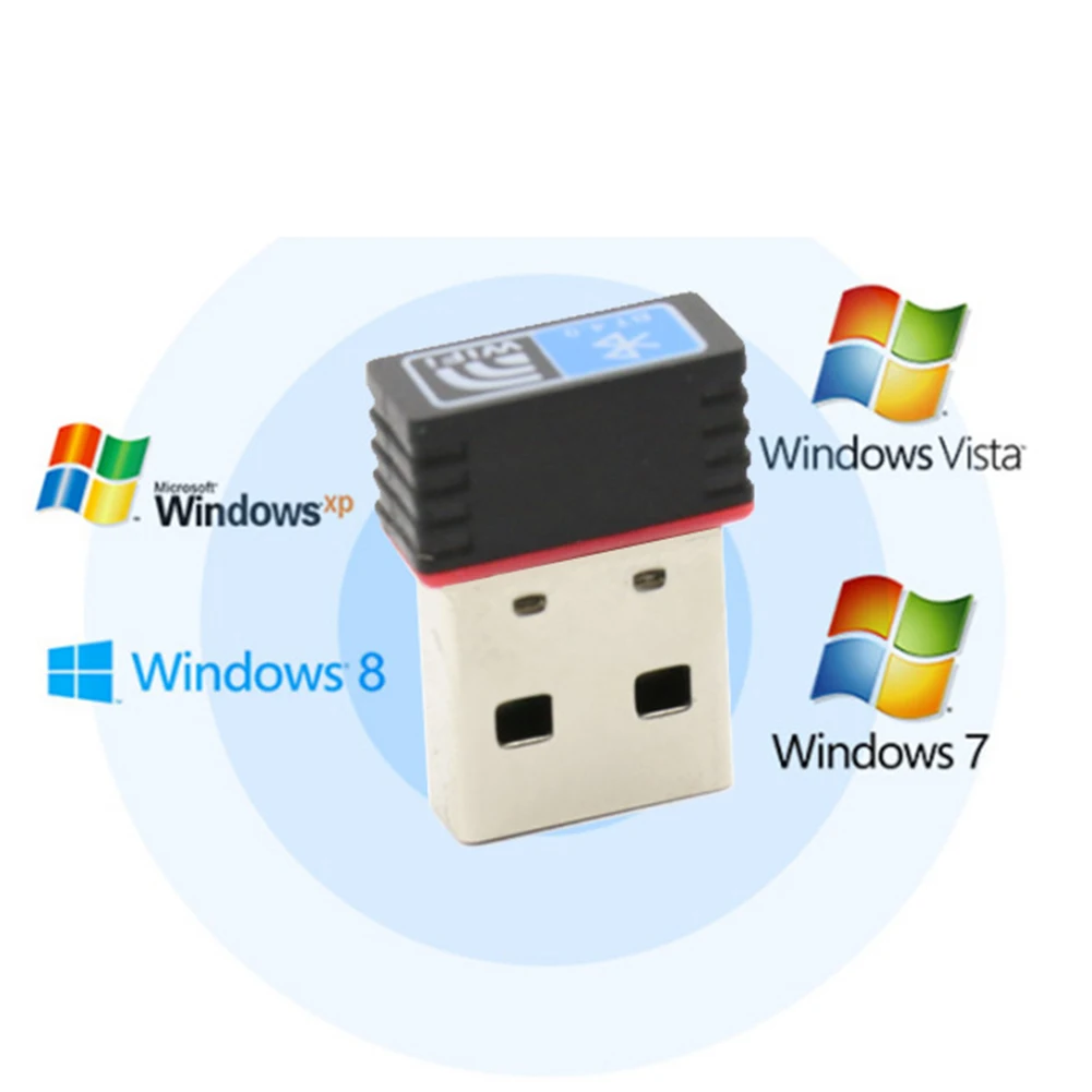 

Receiver Wireless USB 150Mbps Network Card Home Mini PC Laptop Dongle Portable Bluetooth 4.0 Dual Mode Accessories Wifi Adapter