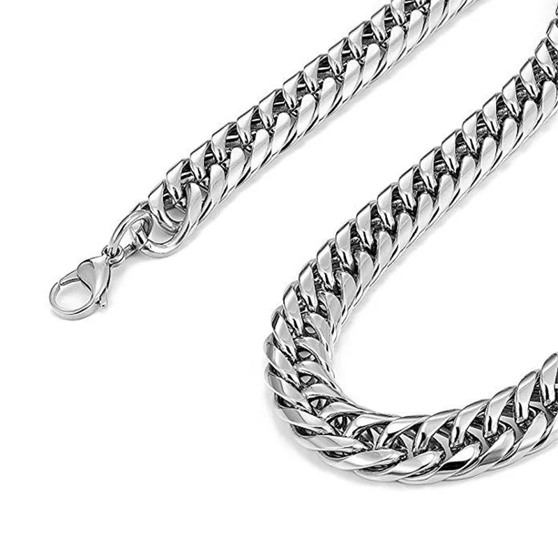 

Domineering men's necklace titanium steel jewelry large lengthened necklace fitness necklace men's fashion sweater chain length
