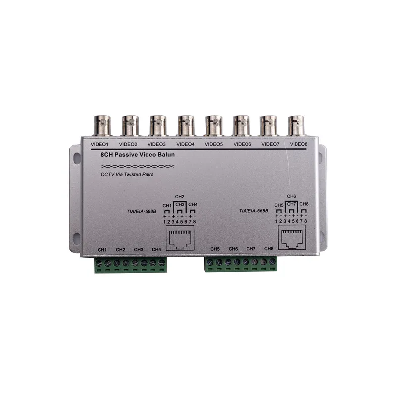 8Ch пассивный видео Balun BNC для UTP RJ45 Cat5 камера Dvr трансивер | Безопасность и защита