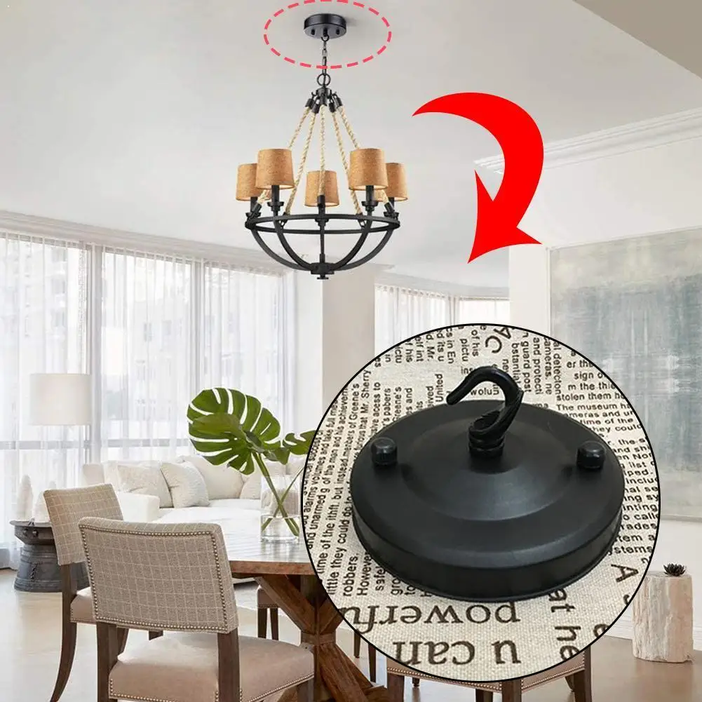 1 шт крючок Потолочная пластина Кольцо фонарик птичья клетка крюк DIY лампы