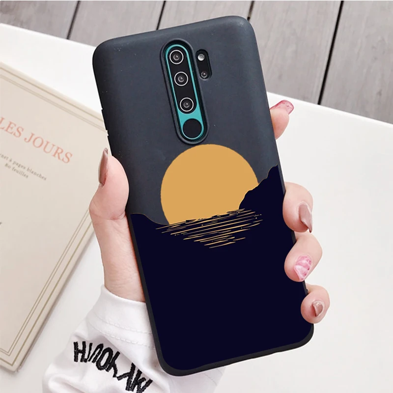 Модный мягкий черный чехол для телефона Mi10 Mi9T MiA2 MiA3 Mi11 Pro Ultra Redmi Note 6 7 8 8T 9 9S 9ProMax с