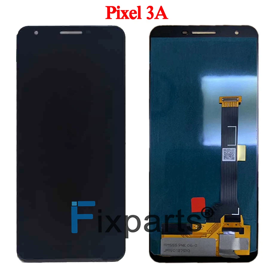 100% протестированный ЖК-экран Google Pixel 3A XL сенсорный дигитайзер в сборе Замена для