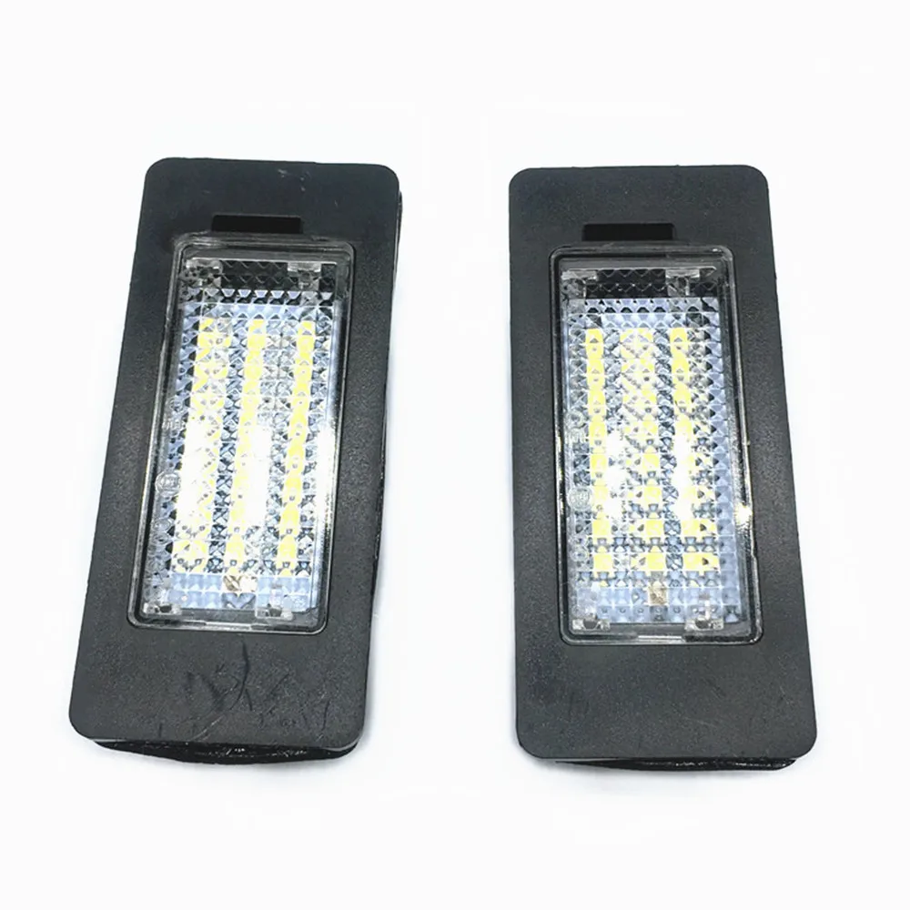 2 шт. без ошибок светодиодный номерной знак освещение автомобильные аксессуары для BMW E81 E82 E90 E91 E92 E93 E60 E61 E39 X1 E84