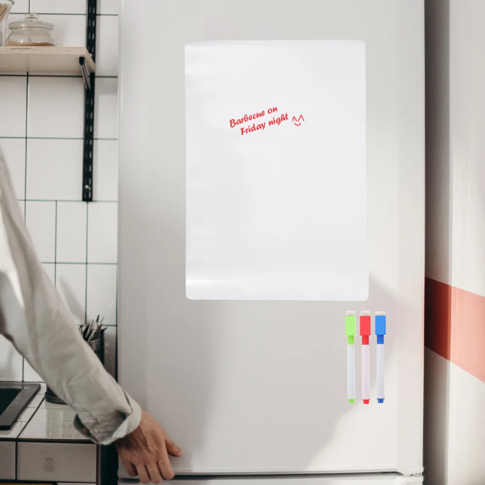 

1 Set of Monthly Calendar Message Board with Whiteboard Markers (White)