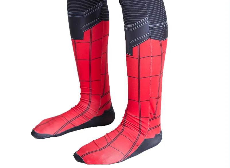 2019 с человеком-пауком далеко от дома Питер Паркер Косплэй костюм зентай