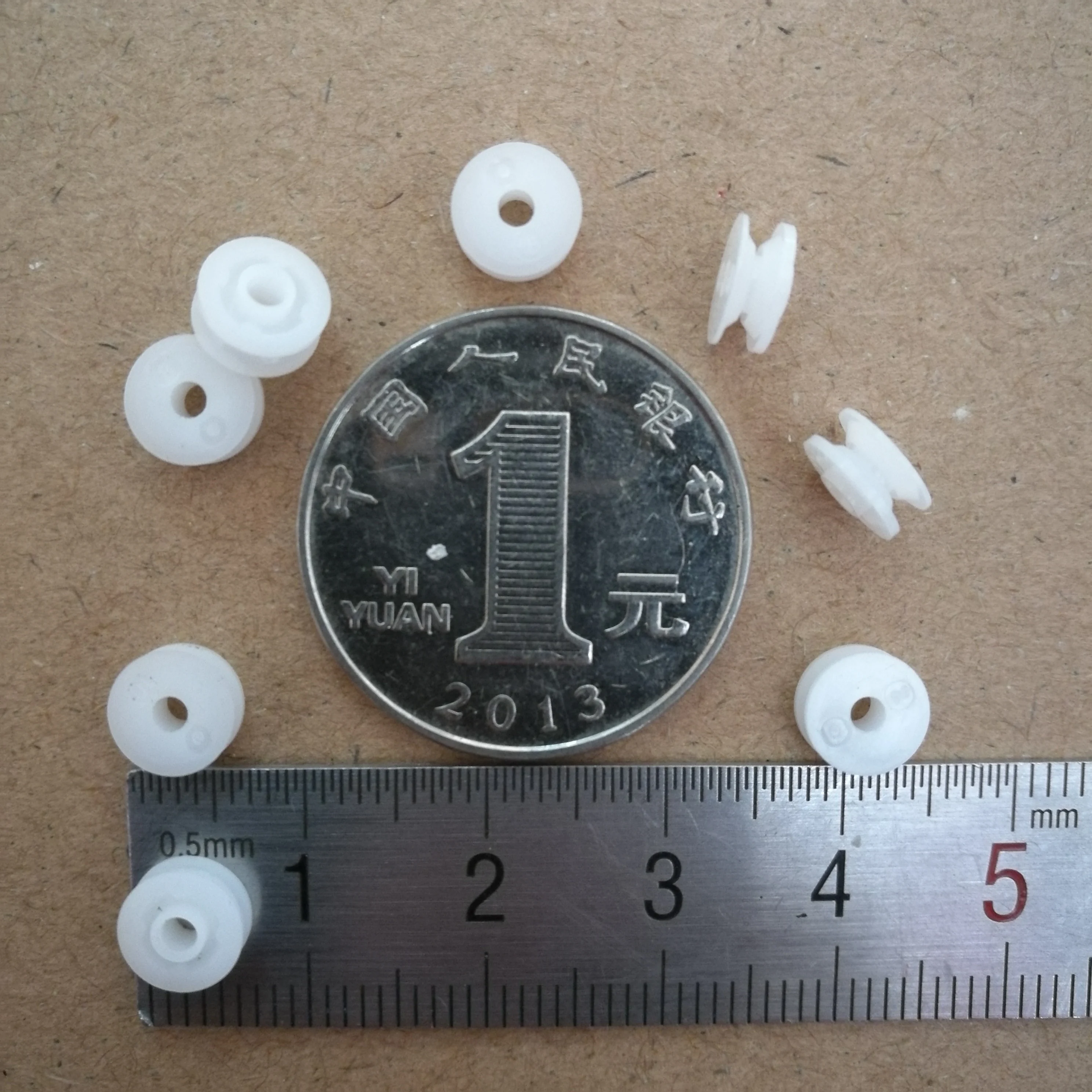 

10Pcs Outer Diameter 7mm Middle Hole 2mm Height 3mm Motor Wheel Follower Pulley Square Belt Special Pulley