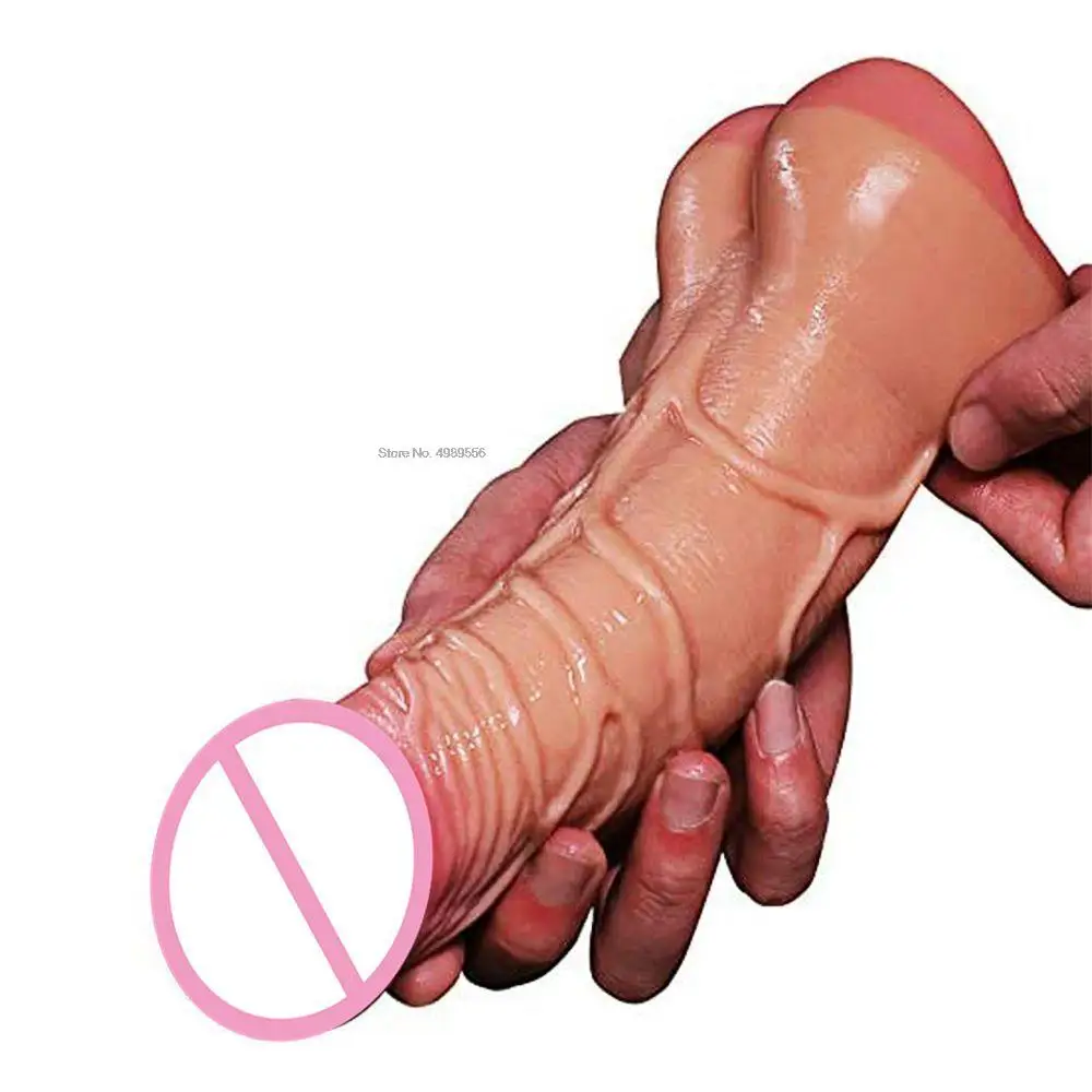 Эротические секс-игрушки для геев 2 в 1 фаллоимитатор анальный полый пенис мужчин