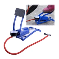 bicycle air pump pedal inflator high pressure car motor universal pump foot powered portable bike pump for mattress ball tire