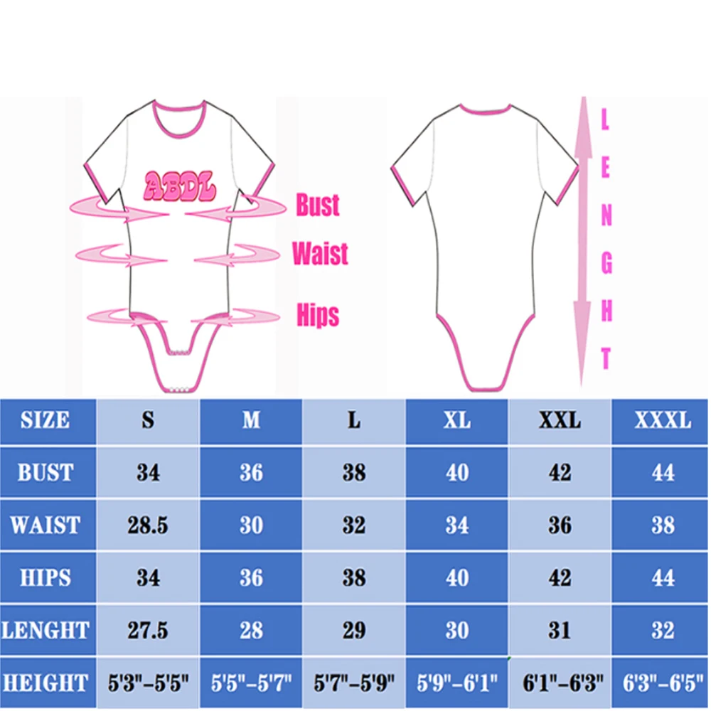 Комбинезон KnowU ABDL хлопковый пижама-комбинезон ромпер с промежностью Ddlg для