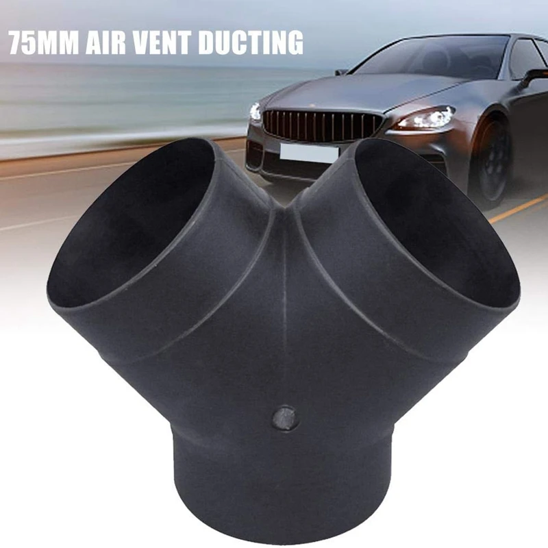 75 мм пластиковые Y шт воздуховод выход выхлопной трубы разъем для воздуха сырой