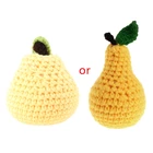 HX5D детские милые вязаные крючком игрушки Фрукты груши фото фотография Реквизит подарок