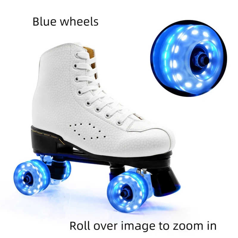 

Luminous Light Roller Skate Wheels Bearings Installed Roller Durable Cool Flashing Roller Skateboard Wheel Skates Accessories OG