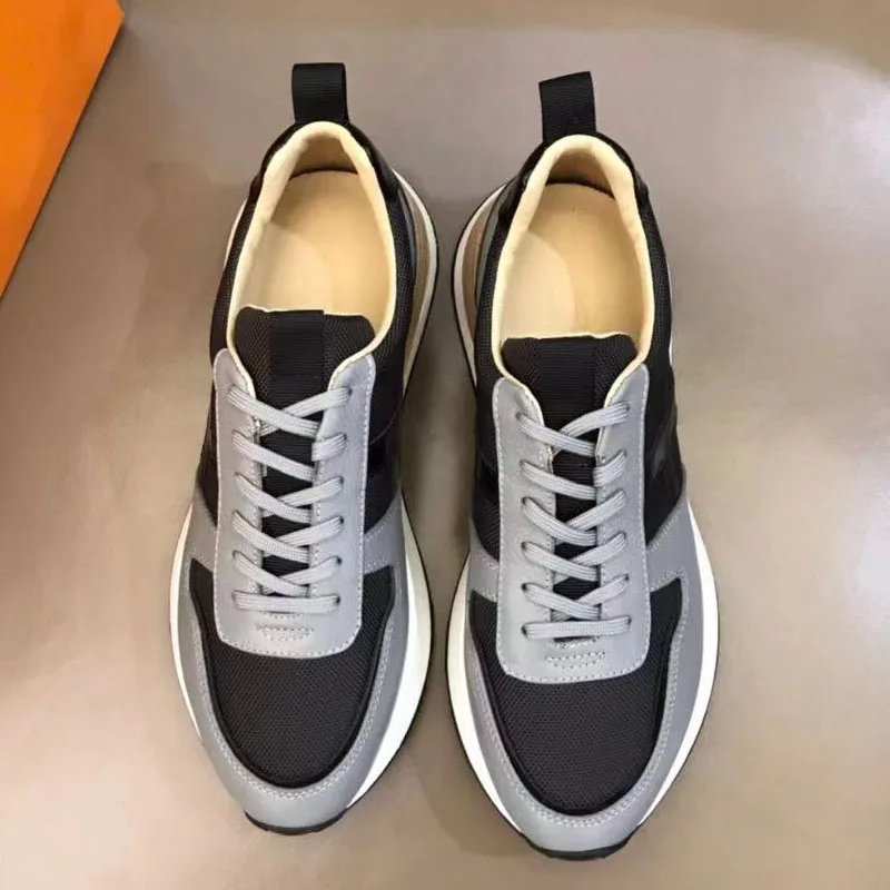 Мужские кроссовки для бега повседневные Модные мужские из натуральной кожи