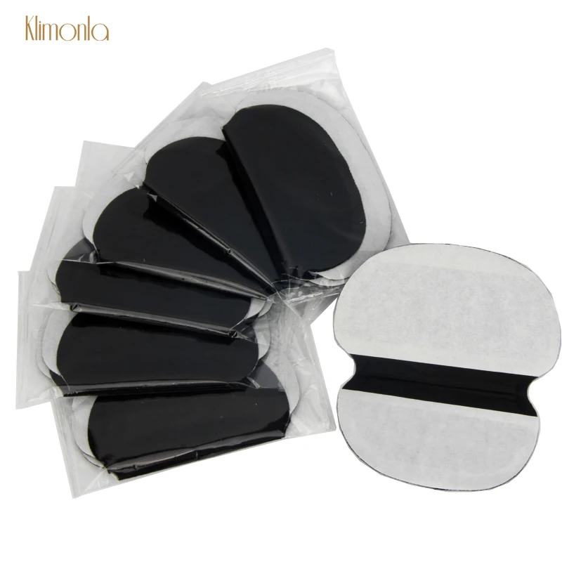 30Pcs Disposable Black Sweat Pads Non-woven Fabrics Invisible Armpit Absorb Sweat Clothing Shield Summer Men Women Deodorants