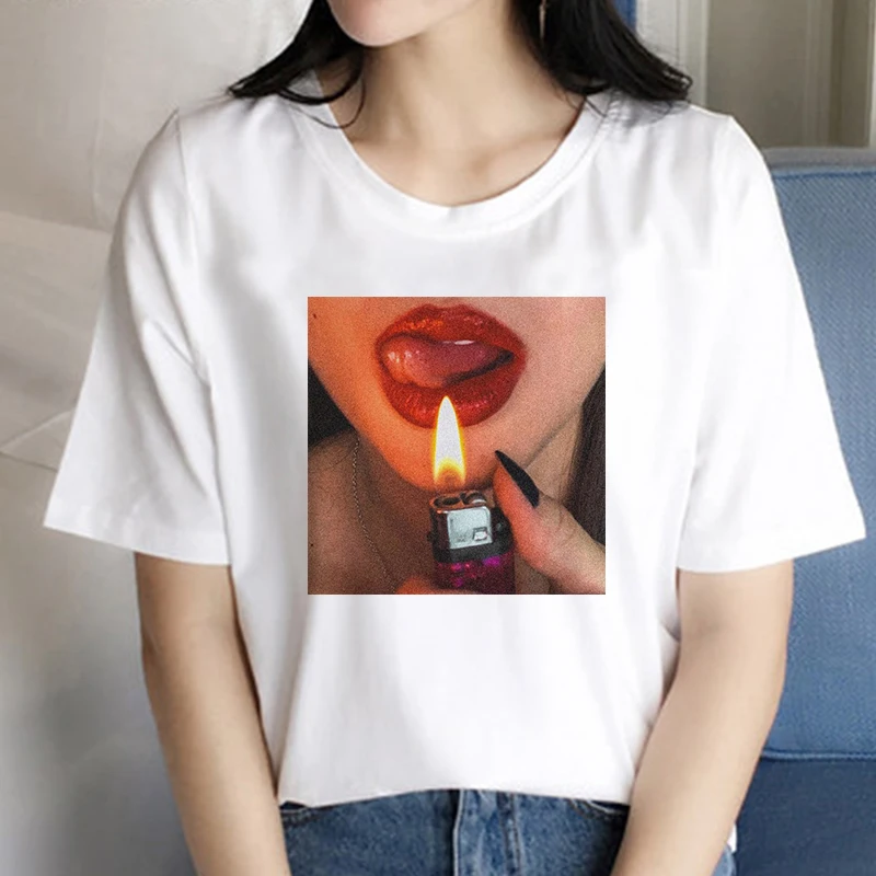 Женская рубашка в винтажном стиле vegan jersey Панк крутая футболка для девочек