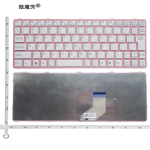 Русская клавиатура для ноутбука SONY для VAIO SVE11 SVE111 SVE11113FXB SVE11115EG SVE111 15ELW Клавиатура для ноутбука RU черныйбелый