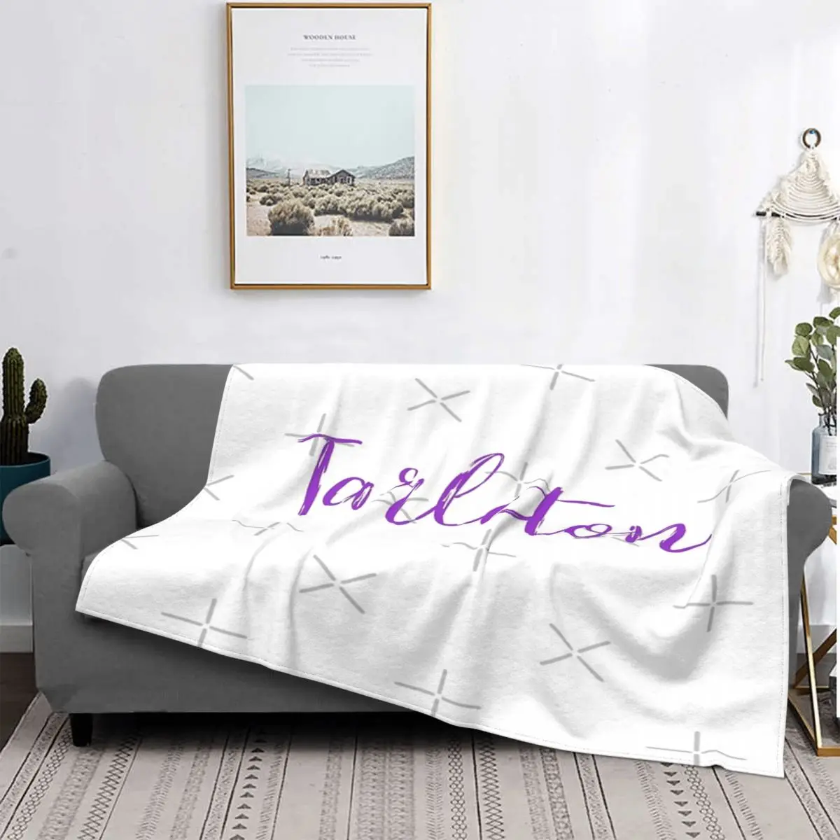 

Manta de Tarleton para cama, colcha a cuadros para sofra y cama, manta con капуча, 135