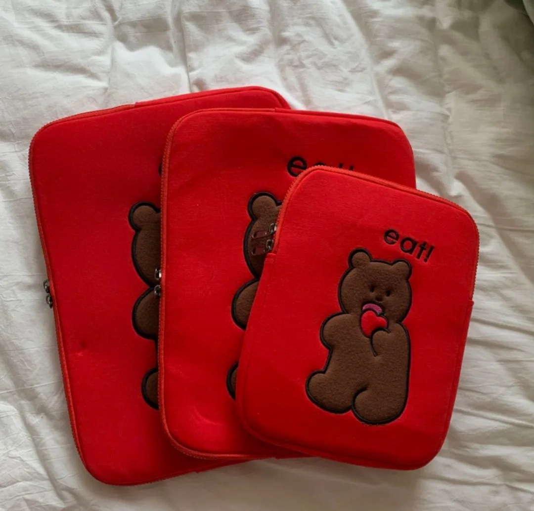 Ins/новый корейский Медведь планшетный чехол 11 дюймов Сумка для ноутбука сумка Mac