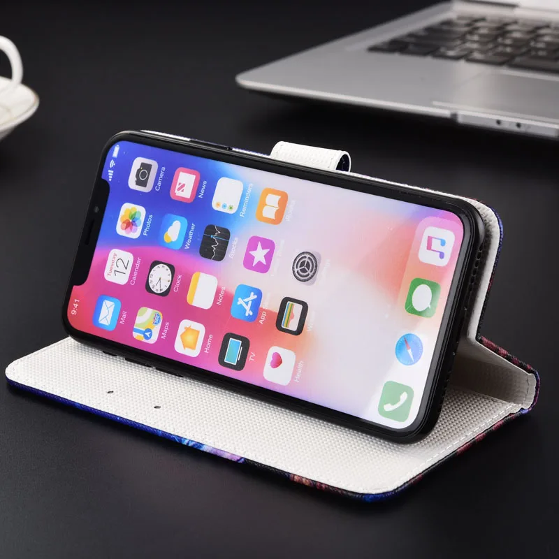 Чехол-бумажник с рисунком для Samsung Galaxy A01 A21 A31 A41 A51 A71 A6 A7 J4 J6 Plus 2018 A2 Core J3 J5 2016 J7 2017