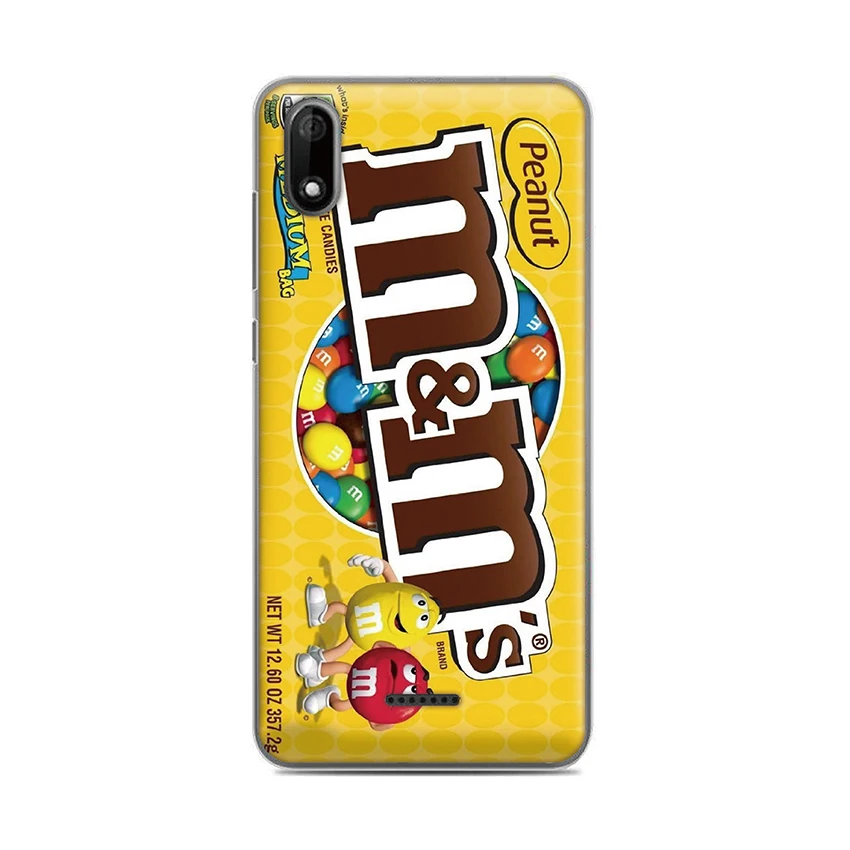 Чехол для Wiko Y80 Y70 Y60 Y50 вида 3 lite 3pro sunny4 плюс lenny4 плюс вид max шоколад M& M's чехол-накладка на заднюю панель из силикона и мягкого ТПУ с крышкой