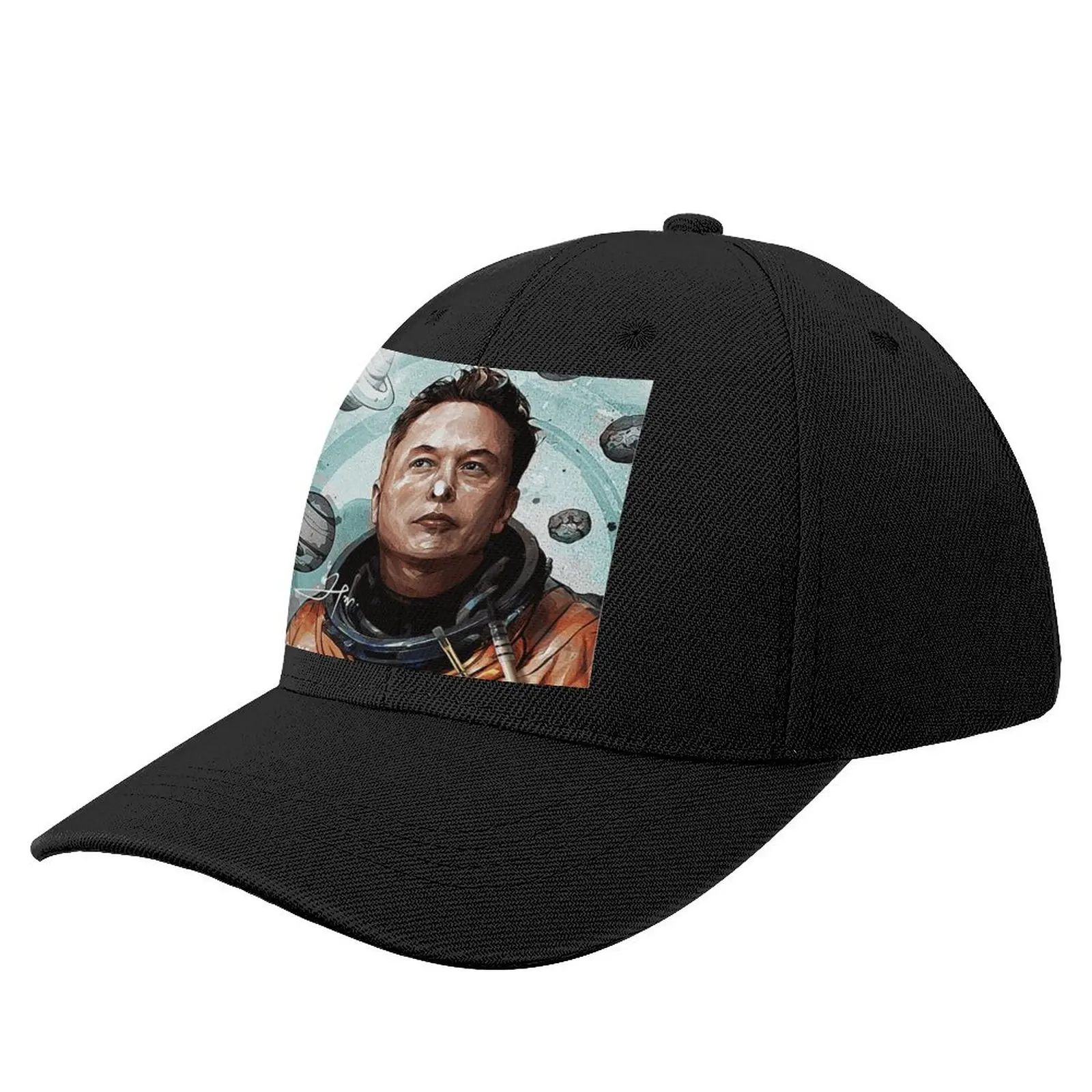 

Elon Musk Baseball Cap Uv Protection Polyester Stylish Baseball Hat Male Kpop Custom Cap