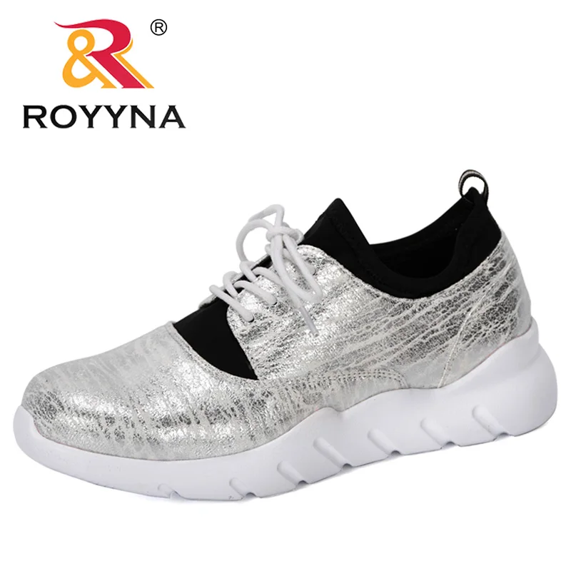 ROYYNA/Новинка года; дизайнерская женская повседневная обувь; удобная обувь на платформе; женские кроссовки; женская обувь инструкторов; Femme; модная обувь - Цвет: White