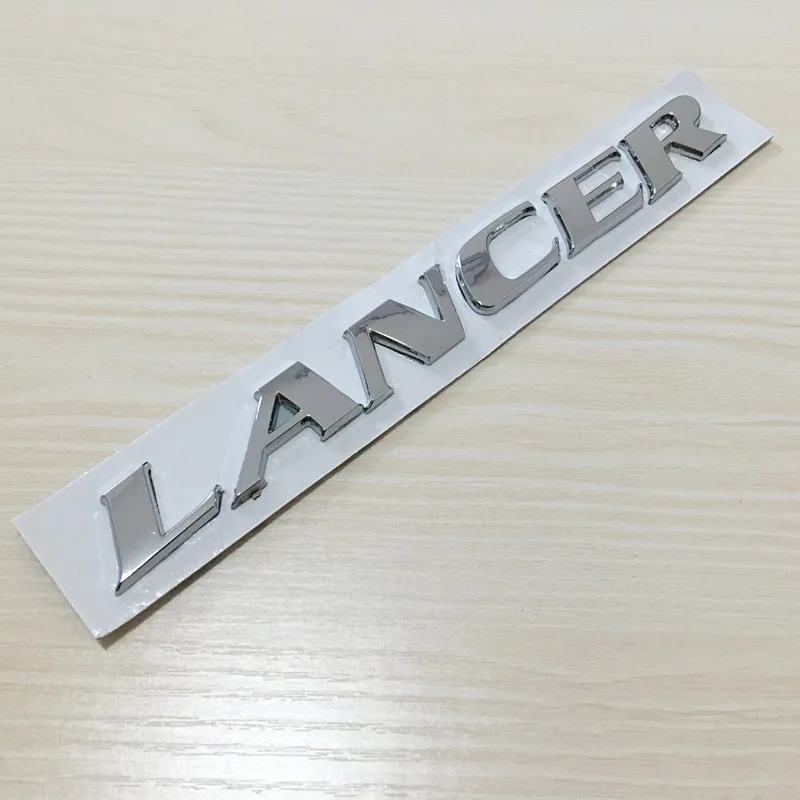 Эмблема на багажник автомобиля LANCER 1 шт. хромированный АБС-знак наклейка