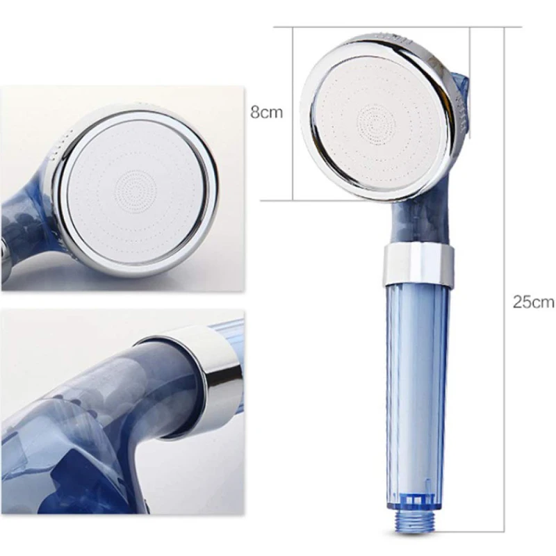 

High quality Bath PP sediment cartridge filtered shower head high pressure filter shower head Rainfall spa shower nozzle
