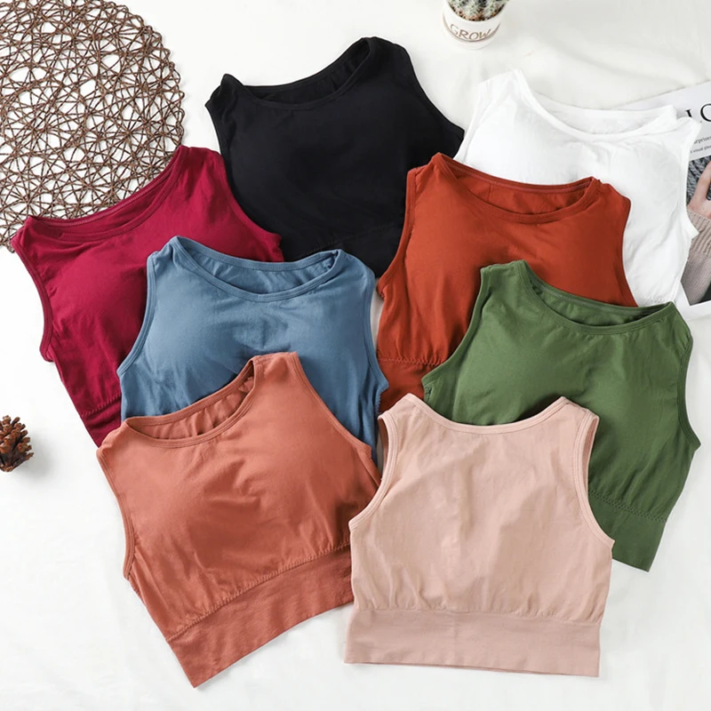 

Женский спортивный бюстгальтер, Однотонный женский бюстгальтер для фитнеса, одежда для активного отдыха, спортивная одежда для тренировок ...