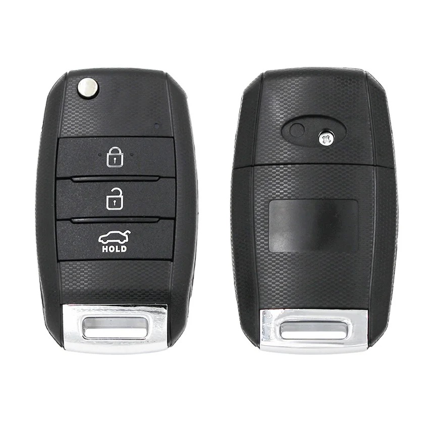 Складной умный пульт дистанционного управления с 3 кнопками брелок 433 МГц чипом