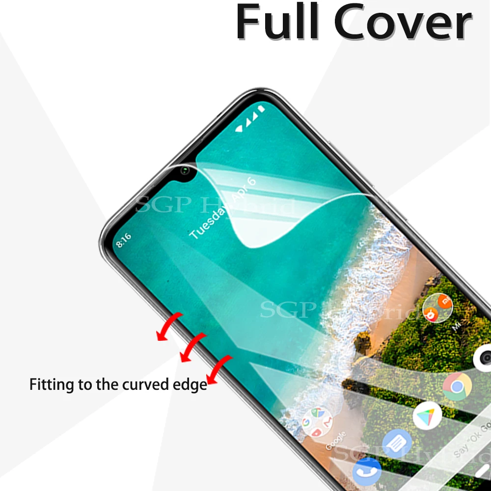 3шт Гидрогельная пленка для защиты экрана Xiaomi A3 Lite A2 Lite A1, мягкая защита, без стекла.