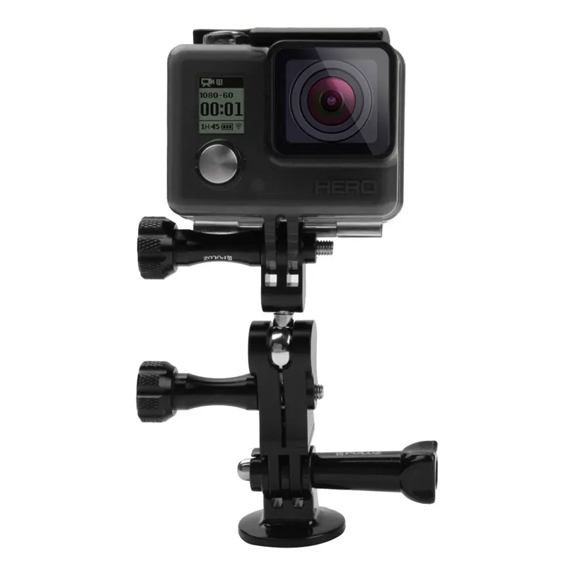 CNC Алюминий шаровой шарнир крепление с 2 длинные Шурупы Для GoPro Новый герой/HERO7/6/5/4/3
