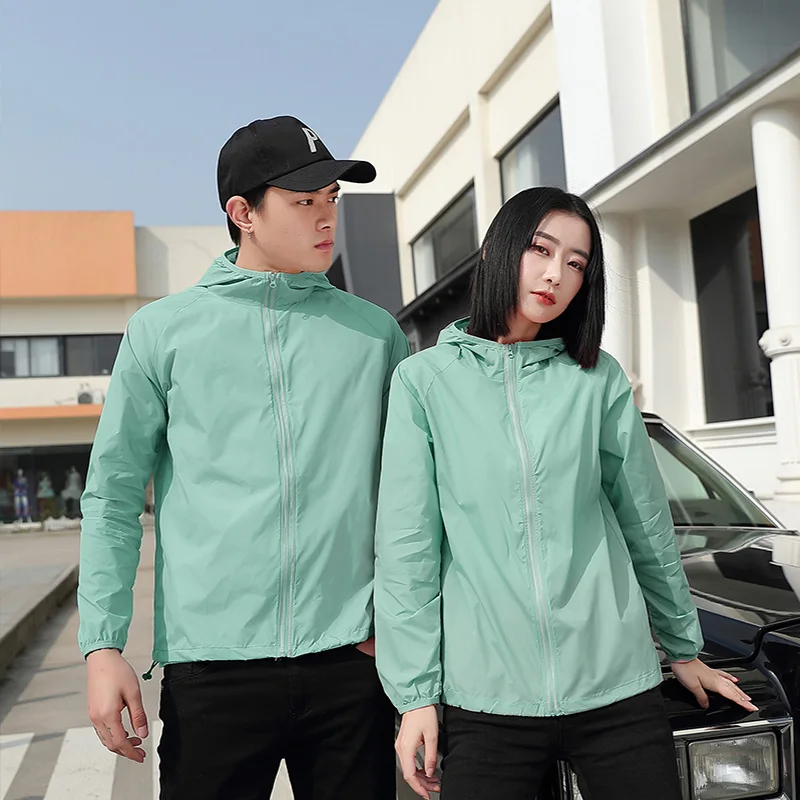 Летняя Светоотражающая Солнцезащитная уличная одежда для мужчин и женщин куртка