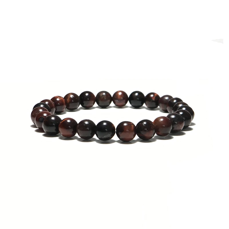 Minimalist Handmade Natural Stone Beads Bracelet Luxury Tiger Eye Buddha Braclet For Women Men Yoga Prayer Mala Jewelry Homme