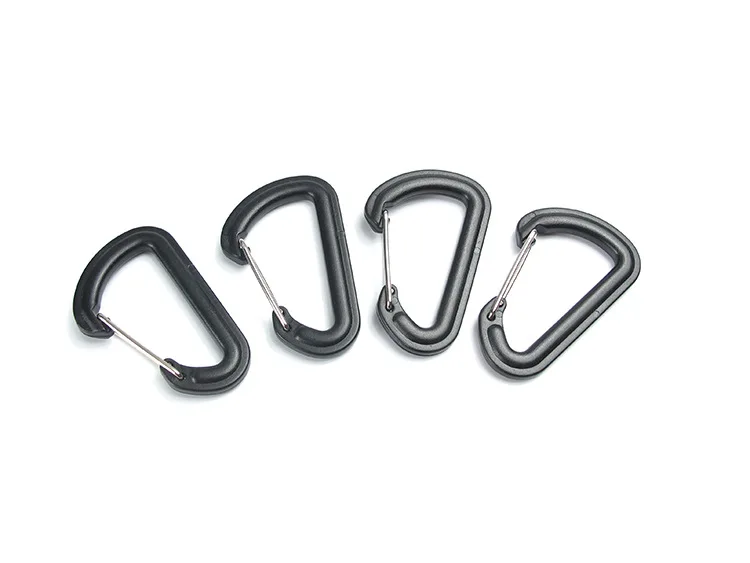 Пластик карабина брелок Mosqueton туристического снаряжения с альпинистским