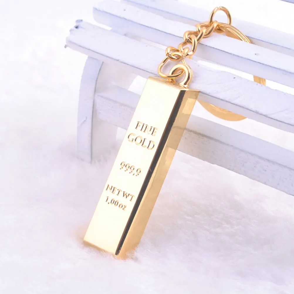 Металлический брелок для ключей мужской сделай сам золотистый золотые брелки