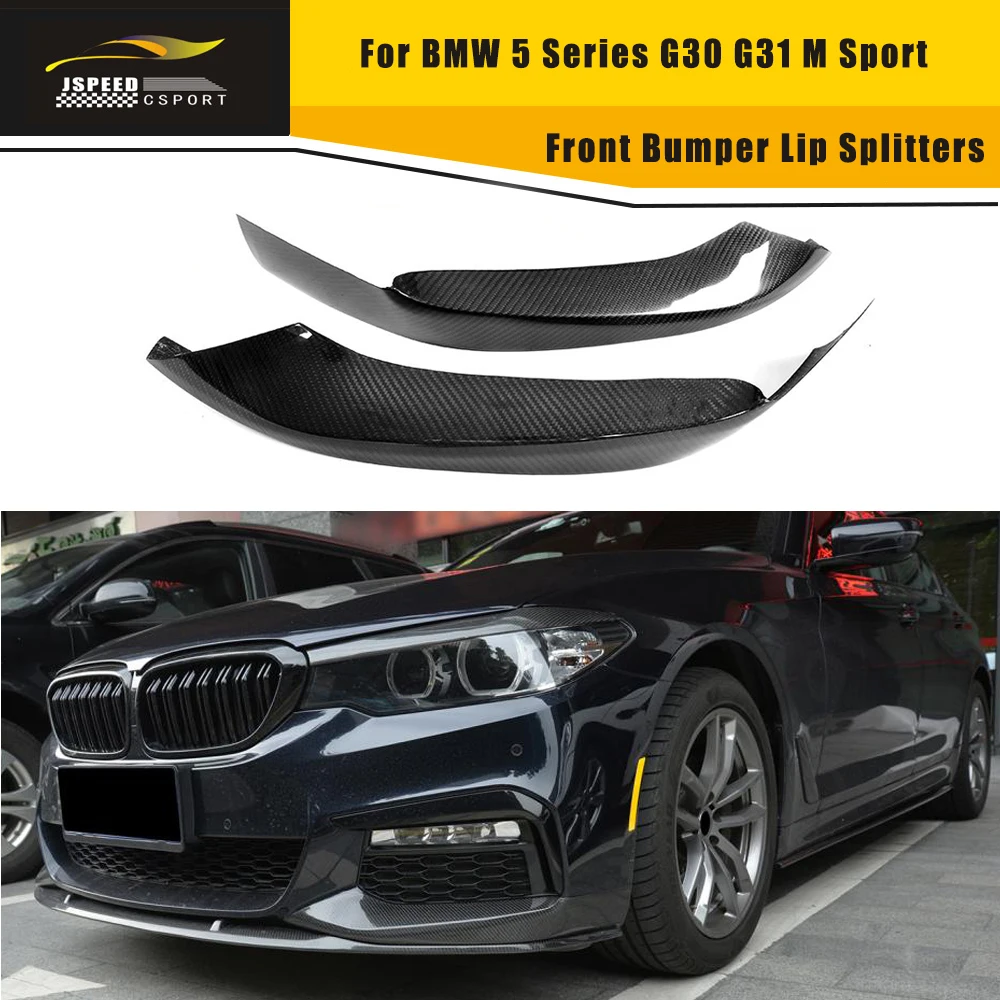 

Автомобильные передние бамперы для BMW 5 серии G30 G31 520i 530i 540i M Sport 2017 - 2020 углеродное волокно/FRP