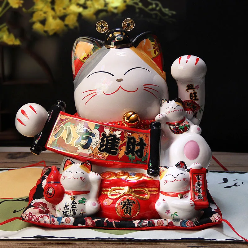 Большая копилка в японском стиле на удачу керамическая Креативные аксессуары