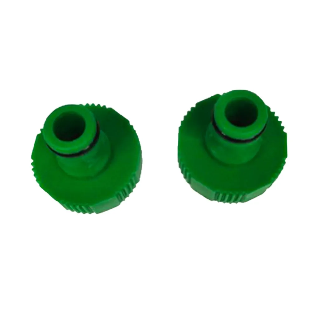 

ABS+TPR Mixer Tap Adaptor Connector Garden Pipe Tap Threaded 1\\\" 2 Pcs