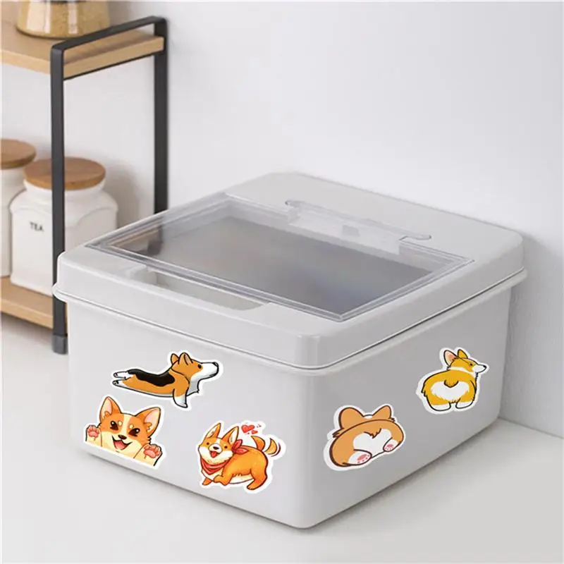 50 листов корги дизайн каракули наклейки декоративные для скрапбукинга